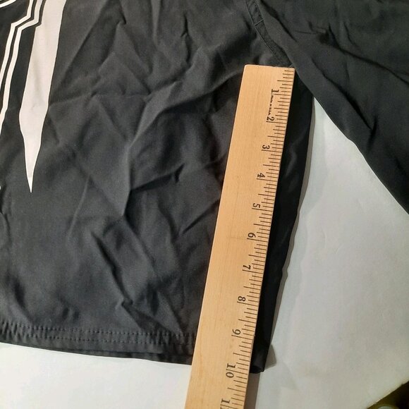 Tap Out Shorts Mens Size 38 Black Boxing MMA Martial Arts Adjustable Y2K 2000s - Picture 6 of 8